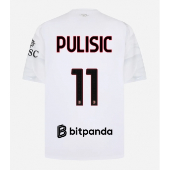 AC Milan Christian Pulisic #11 Maglia Gara Trasferta Repliche 2026-27 Maniche Corte